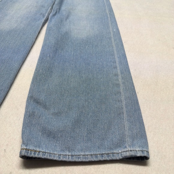 Levi's Premium High Loose Wide Leg Denim Jeans Big E Light Blue Women's 25 - Picture 10 of 15